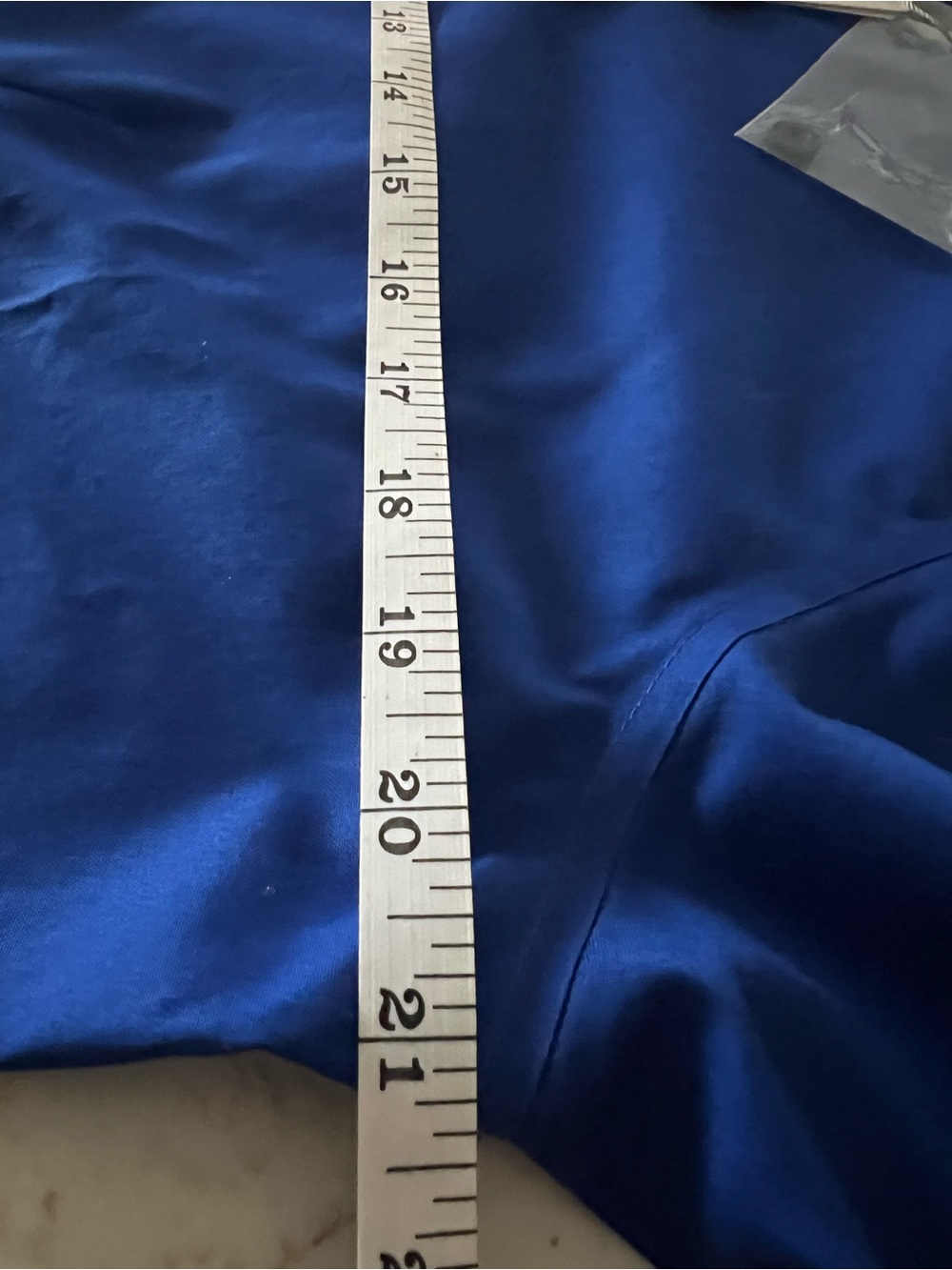 NEW Chico’s No Iron Cotton Button Front Blouse Royal Blue Size 1 US Medium - Picture 10 of 13